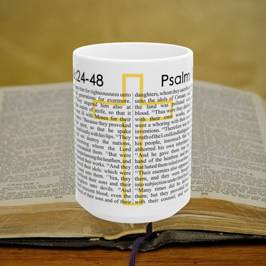 Psalm 106 24-48 Full Text - 15oz Coffee Mug
